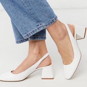 White block heels